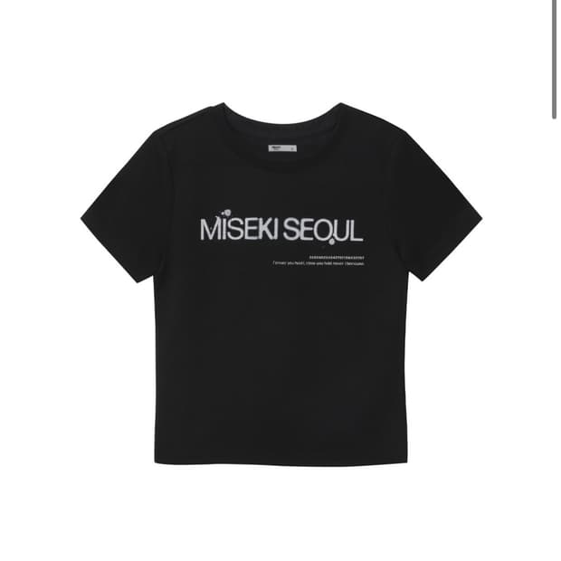 미세키서울 로고 숏 슬리브
