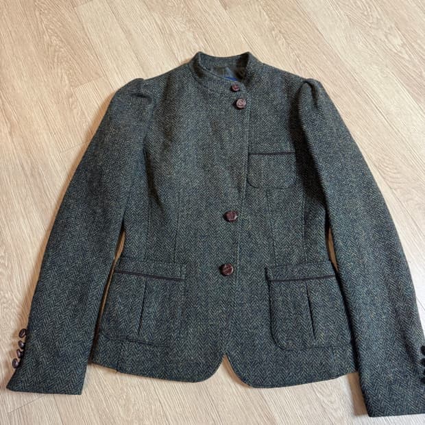 Hazzys 헤지스 레이디스 해리스트위드 자켓