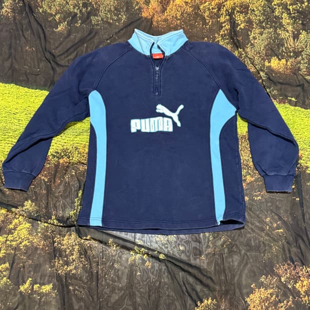 PUMA 반집업 맨투맨