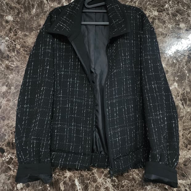 엘무드 트위드 자켓 48 사이즈