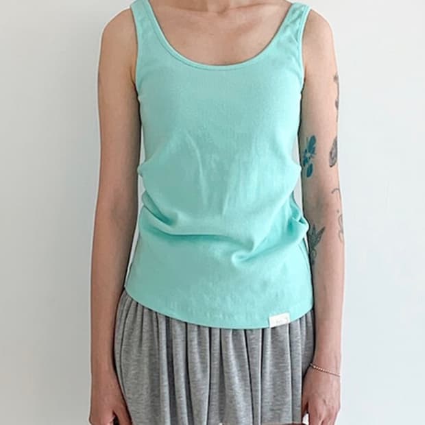 샵페어리 basic sleeveless (mint)