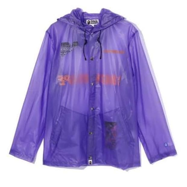 [M]베이프 19SS PVC 레인자켓 퍼플