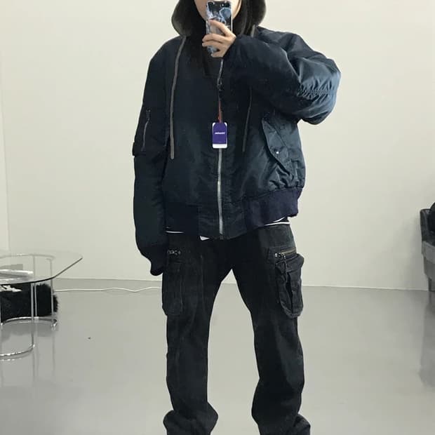 90's 네이비 알파인더스트리 MA-1