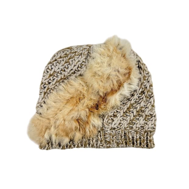 JPN 래빗 퍼 비니