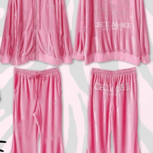 돈키호테 세실맥비 에고이스트 콜라보 갸루 벨벳 셋업 키티