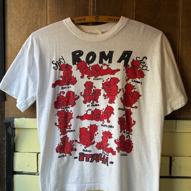 80~ 90s Sexy Devil Graphic T-shirt