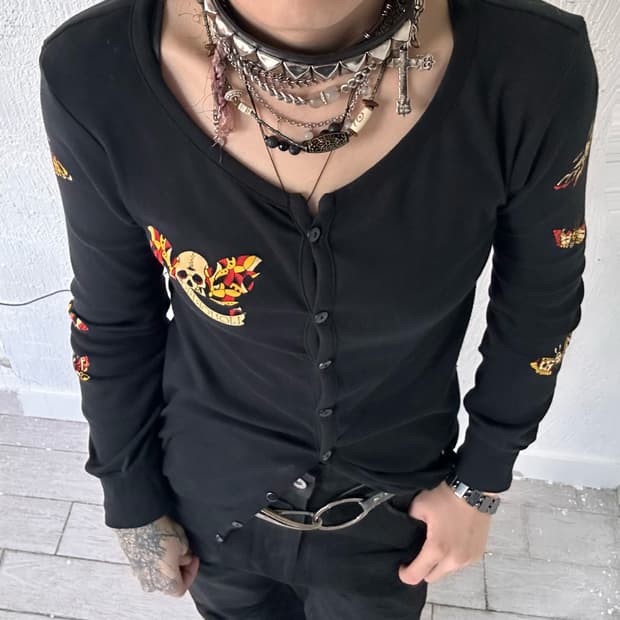 Liquorbrand slim fit cardigan