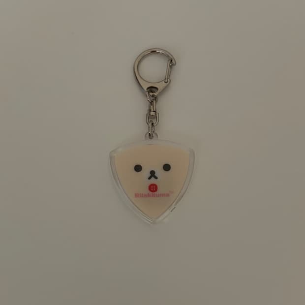 코리락쿠마 기타 피크 키링