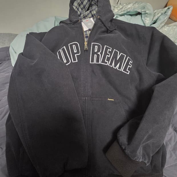 슈프림 25fw 아크리플렉티브 블랙 후드 자켓