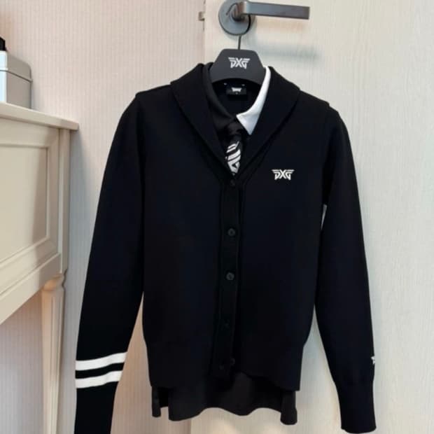 Pxg정품 가디건+니트 xs