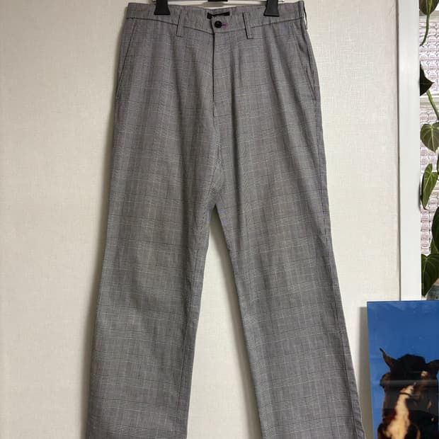 버버리 체크 팬츠 정품