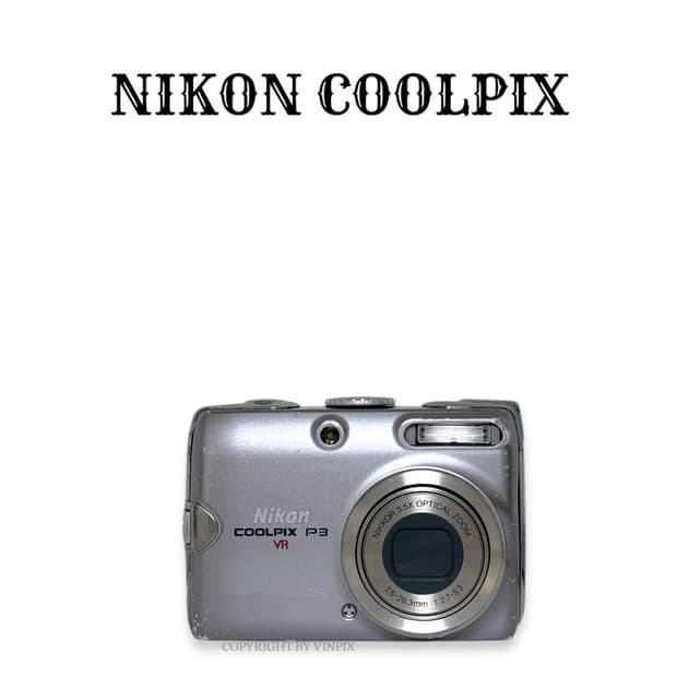 니콘 쿨픽스 P3(coolpix p3) 빈티지 디지털 카메라 디카