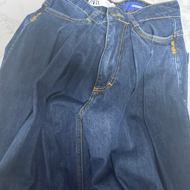 32 자라 아더에러 (자더에러) 와이드 레그진 데님 팬츠 팝니다