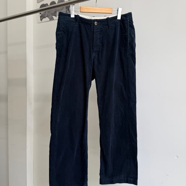 JAPANESE BRAND 네이비 코듀로이 팬츠
