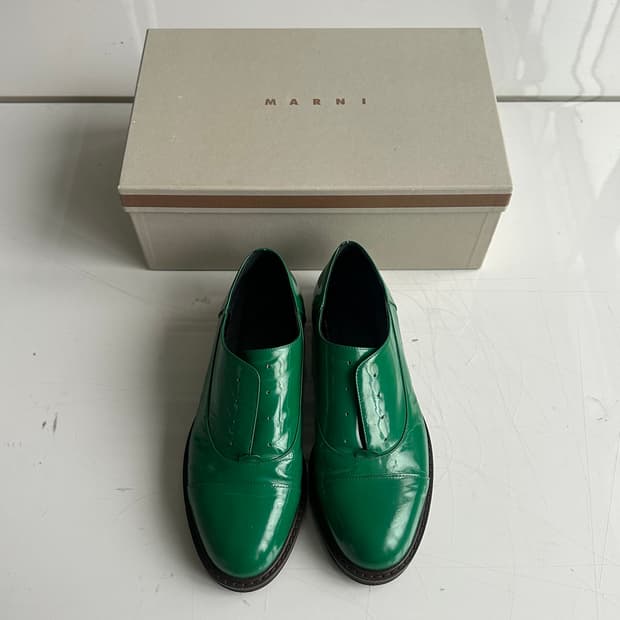 MARNI 마르니 레이스업 로퍼 슈즈