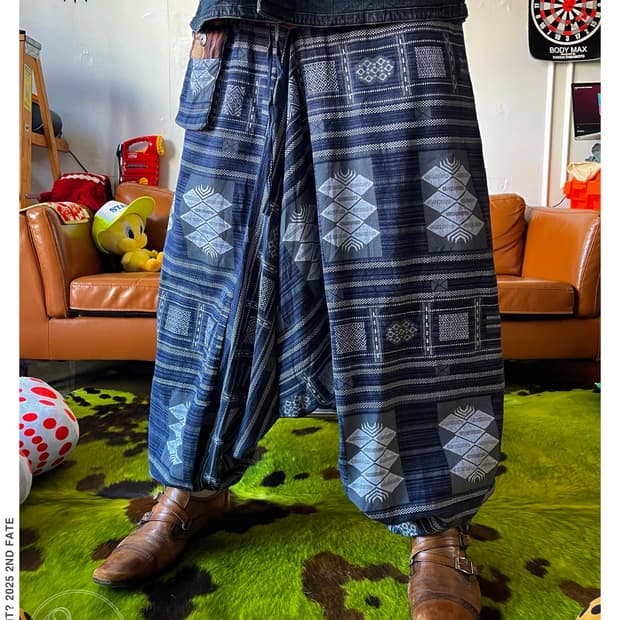 Oriental Vintage Ethic Saroel Pants