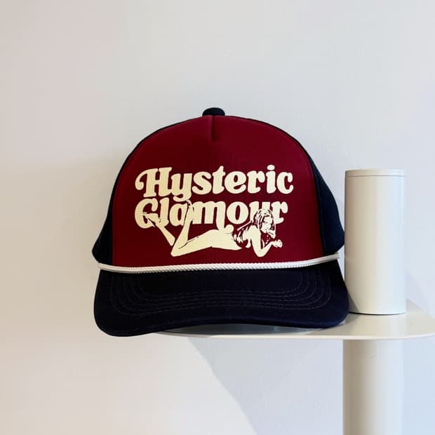 히스테릭글래머 lie down girl mesh cap