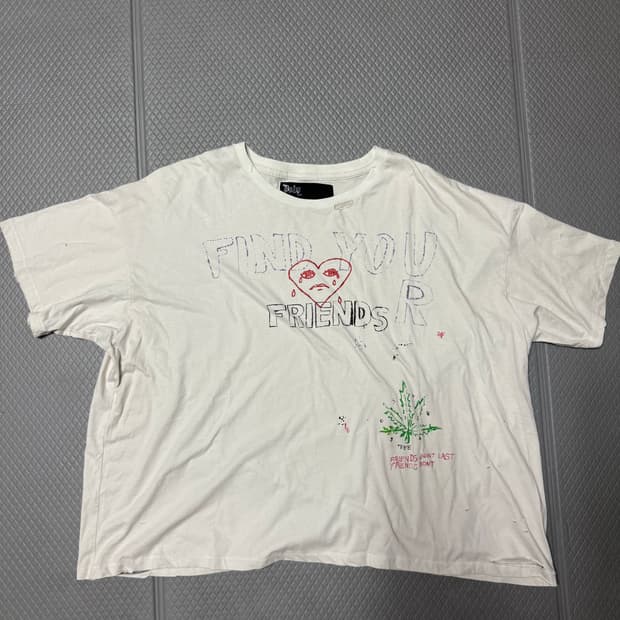 (XL) 팔리 할리우드 Find your friend (FYF) 티셔츠 