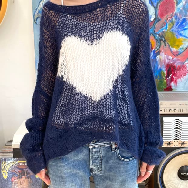 [M] 다이리쿠 DAIRIKU 피쉬넷 니트