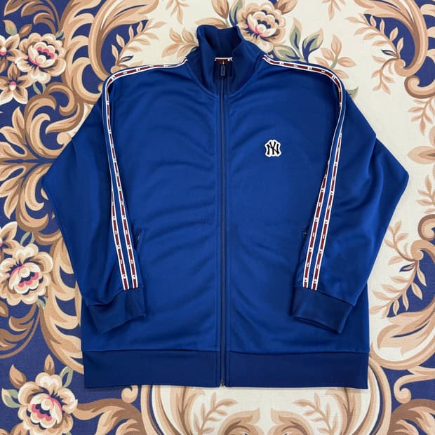 (S)엠엘비 MLB 뉴욕양키즈 사이드라인 트랙탑 져지(네이비)