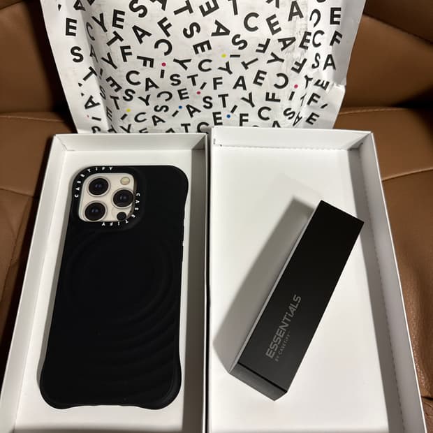 (새상품) 케이스티파이 아이폰 16PRO 리플케이스 블랙