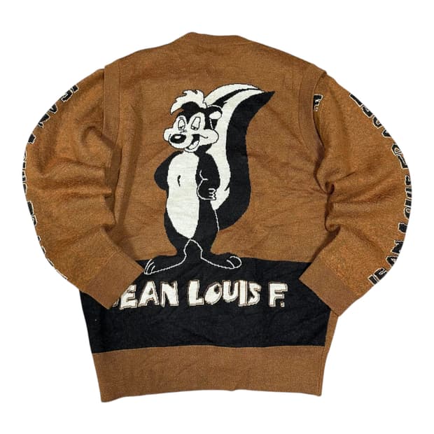✨ (바배) Jean Louis Fradet 90s 캐릭터 니트 스웨터 