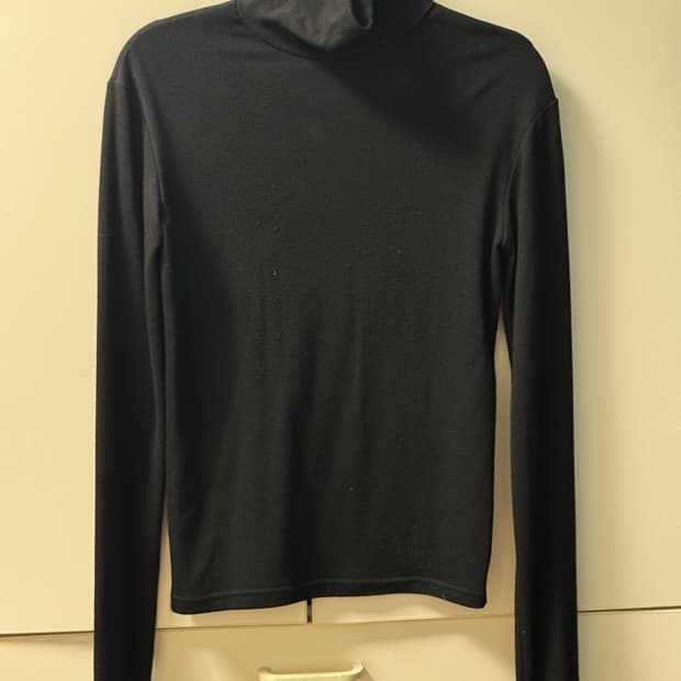 일본빈티지 목폴라긴팔티