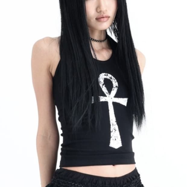 새상품) 카이야 홀터넥 나시