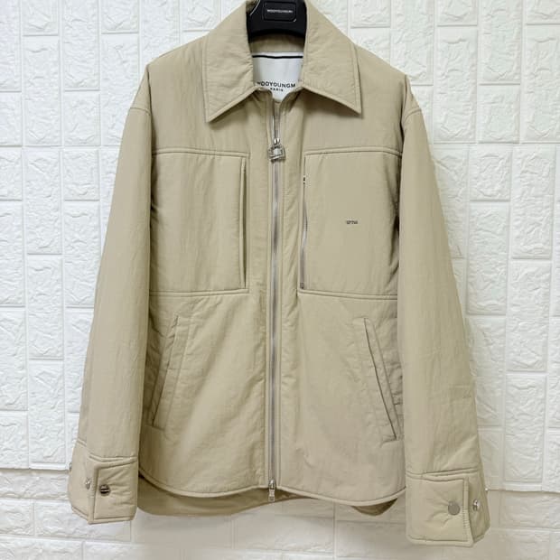 (23FW새상품급) 우영미 나일론 패딩 점퍼 베이지 (46)