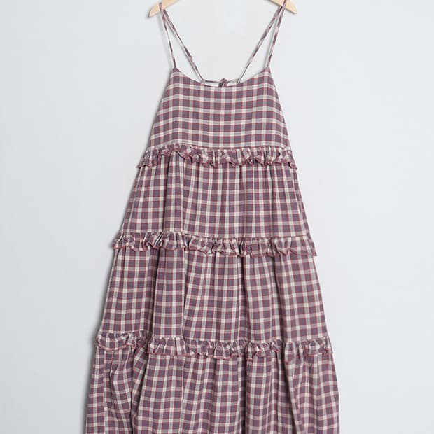 GORGE Tiered Camisole One-Piece