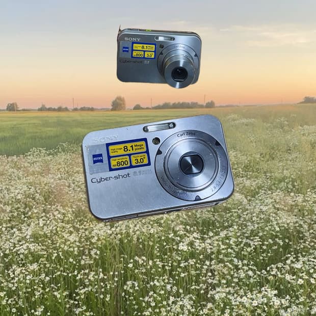 초희귀&필름색감) 소니 사이버샷 dsc-n1