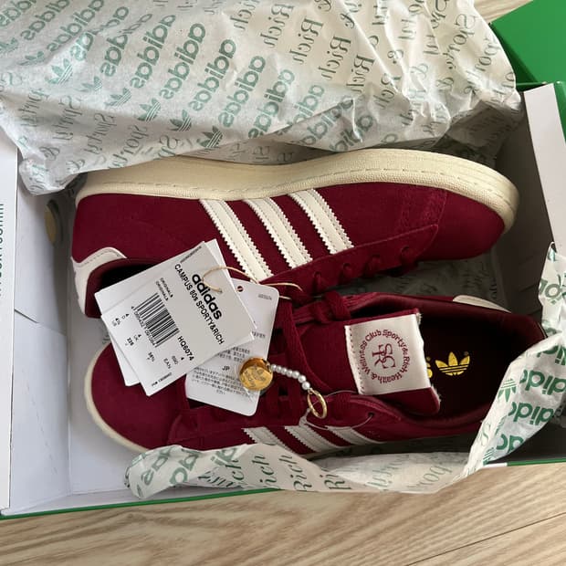 아이다스 스포티앤리치 콜라보 캠퍼스 225cm 새상품 HQ6074