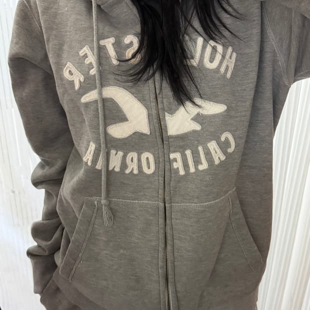 홀리스터 그레이 후드집업 xl 