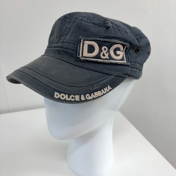 돌체앤가바나 D&G 네이비 워크캡