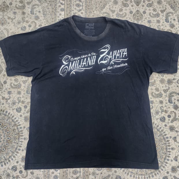 C&H 에밀리아노 자파타 프린팅 반팔티 XL