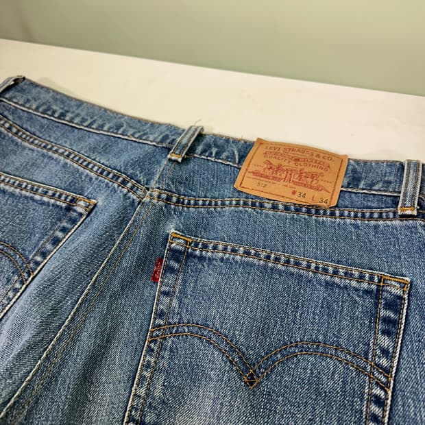 우먼L 리바이스512 USA 보이프렌드핏 데님팬츠 청바지