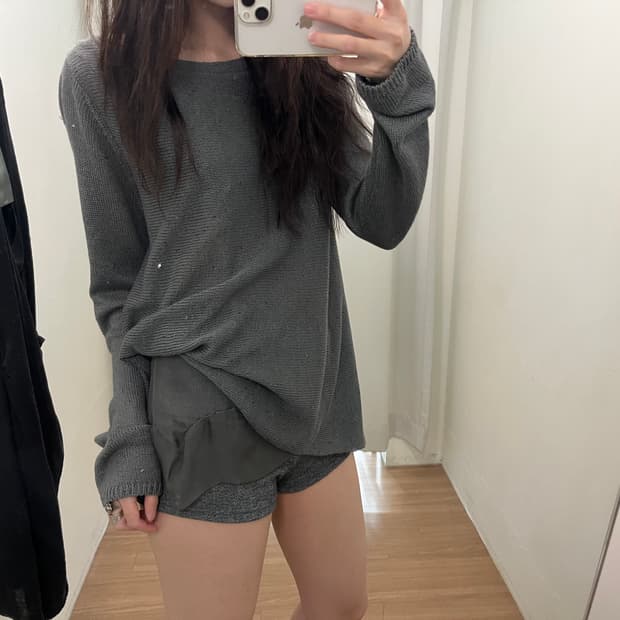 브루넬로 쿠치넬리 시퀸 니트