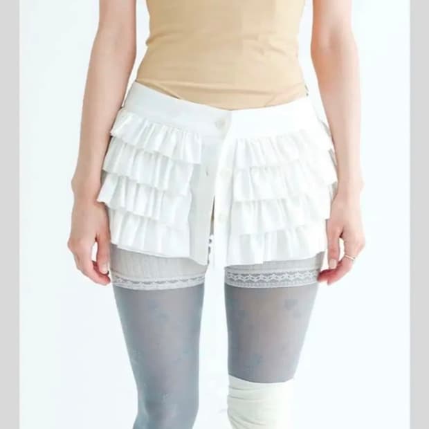 샵페어리 백버클 캉캉스커트 s