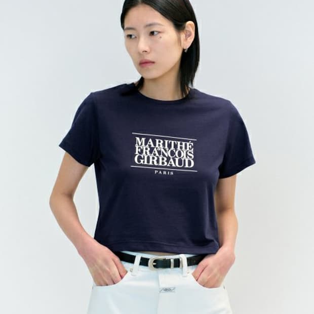 마리떼 프랑소와 저버 반팔 티셔츠 네이비 M