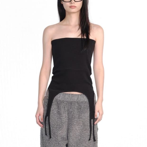 세릭 GARTER COTTON SKIRT 블랙