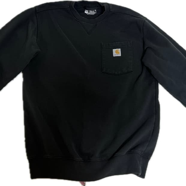 칼하트 블랙 맨투맨 루즈핏 S