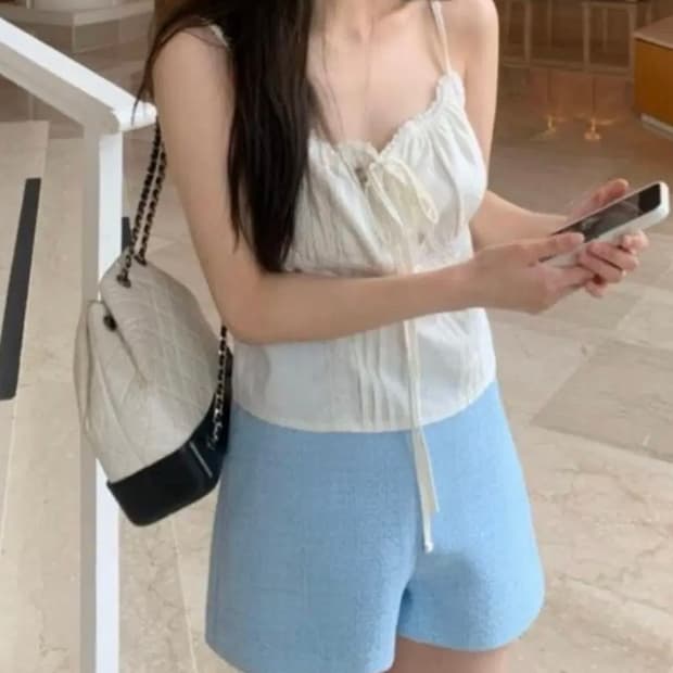 modo 샵모도 트위드 팬츠 s 새상품