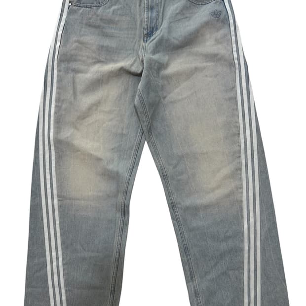 아디다스 아딜레늄 시즌3 루즈핏 데님 팬츠36