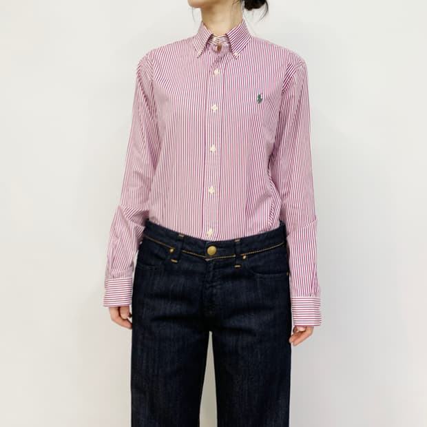 랄프 로렌 스트라이프 셔츠