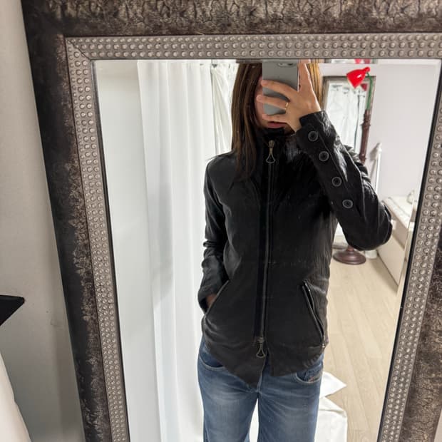 US vintage leather jacket
