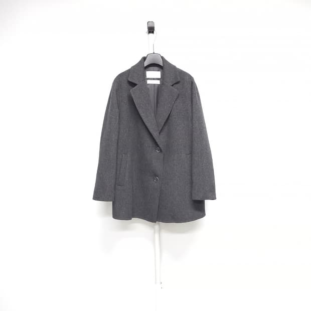 새 아이잗바바 춘추동 캐시미어블랜 루즈박시핏 자켓코트 55-77