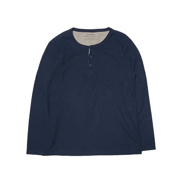 지오송지오 네이비 헨리넥 티셔츠