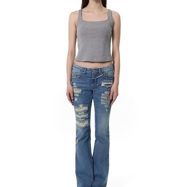 세릭 디스트로이드 데님팬츠 1사이즈