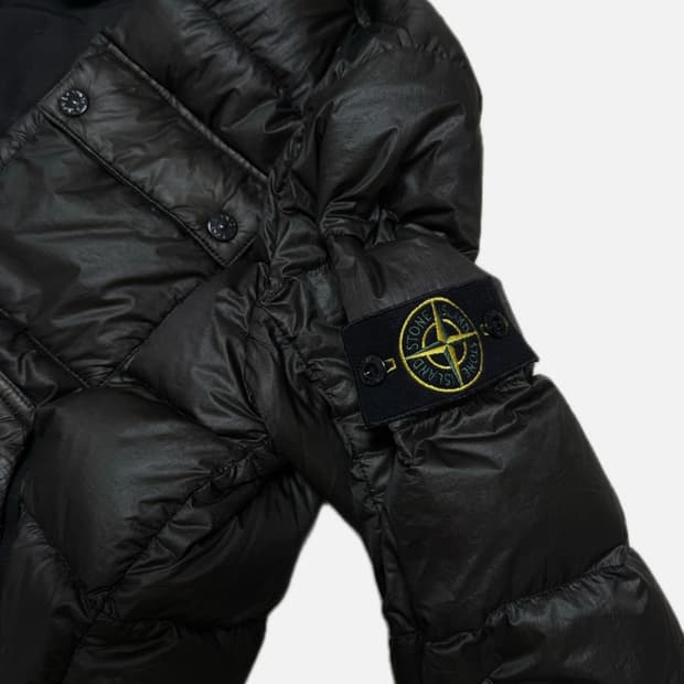 스톤아일랜드 가먼트다잉 다운패딩