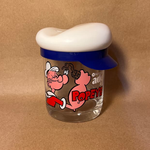 Suntory ade × Popeye 유리컵